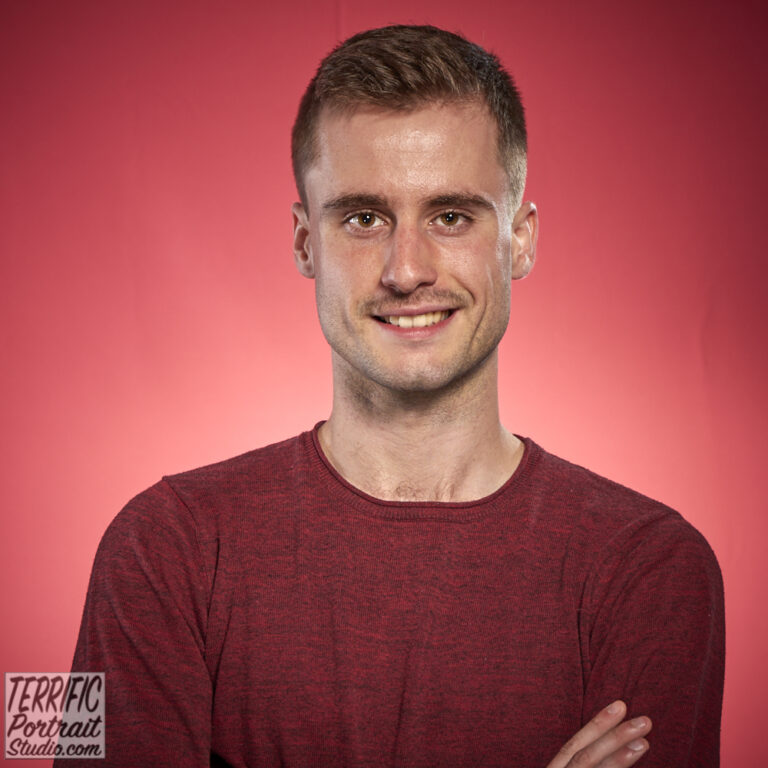 Marco Davidovic headshot at Terrific Portrait Studio, Ottawa by Jim Miles